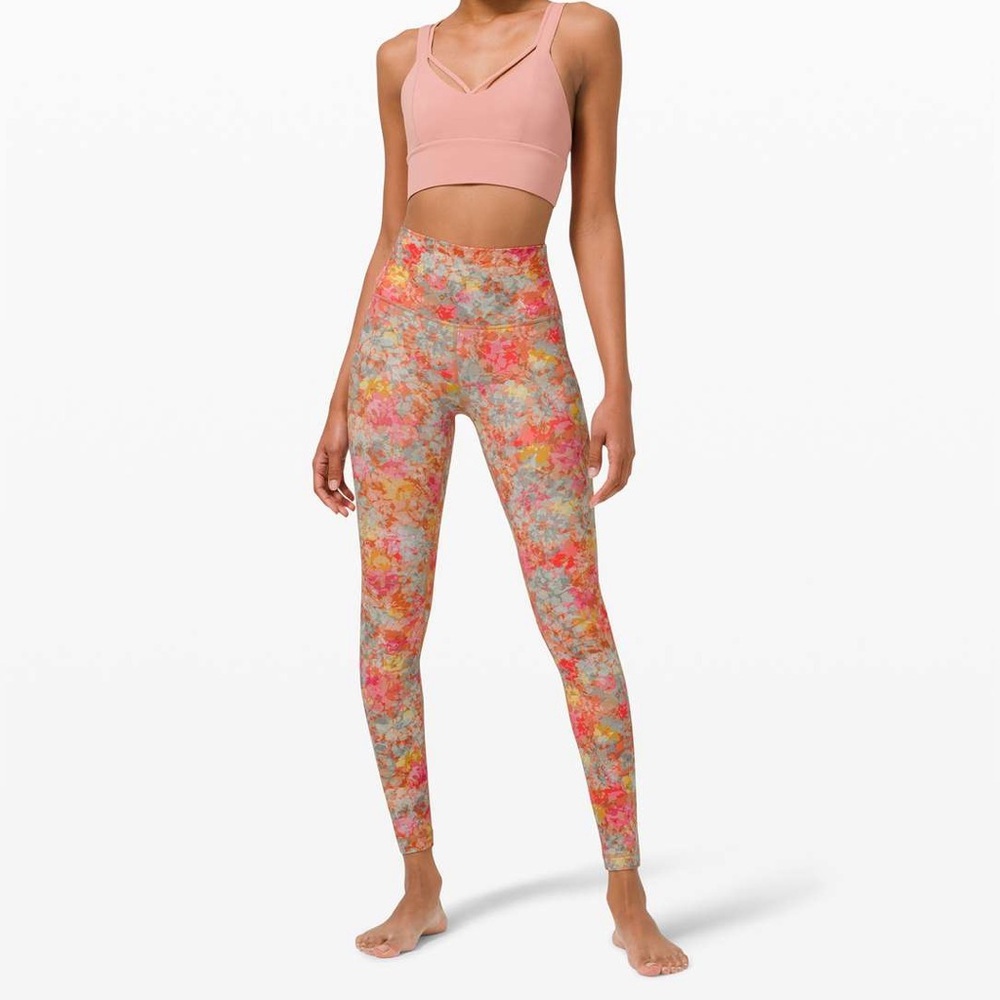 Lululemon Align Pant-Inflorescence Multi-28" inseam-Size 6